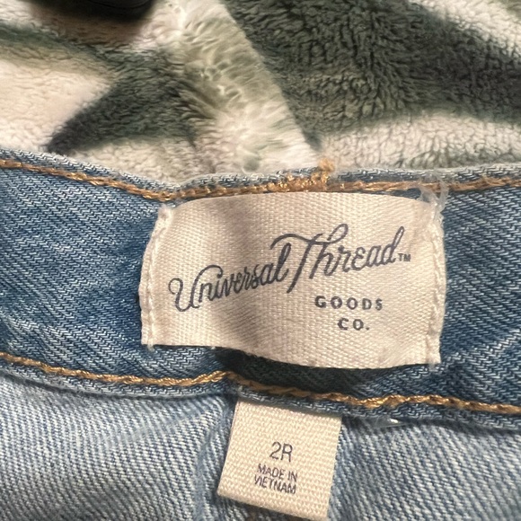 NWT Universal Thread Women’s Mid-Rise Super Wide Leg Light Wash Jeans Size 2 - Picture 7 of 7